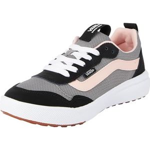 Vans Dames Range EXP Sneaker, Pop grijs/zwart/roze, 4 UK, Pop Grijs Zwart Roze, 36.5 EU
