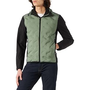 s.Oliver Men's 130.12.202.16.150.2109222 jas met lange mouwen, kaki/olijf, M