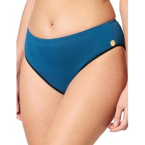 Haute pression Tahiti Zwembroek voor dames, hoge menstruatie, bikinibroek, Blauw, 38-48