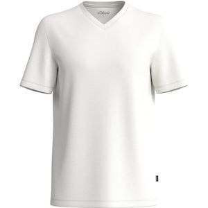 s.Oliver T-shirt voor heren, Wit 0120, XXL