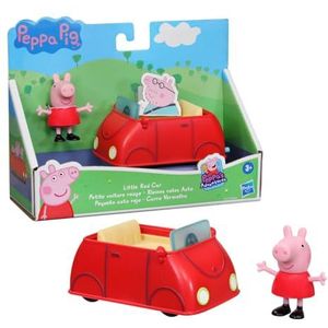 Peppa Pig - Peppa Adventures kleine rode auto met varkensfiguur