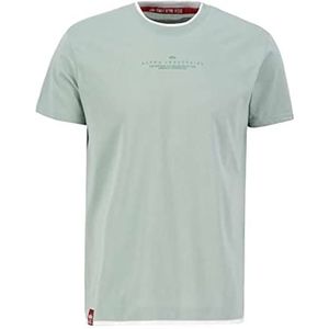 Alpha Industries Dubbellaags T-shirt voor heren Dusty Green