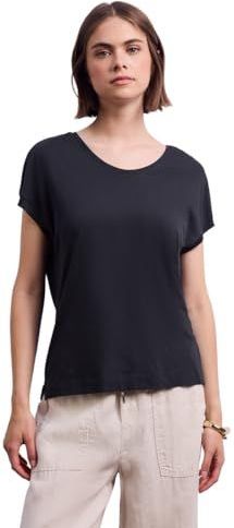 Street One - Studio - T-shirt - Blauw - Jersey V-hals