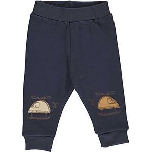 Fred's World by Green Cotton Boy Helicopter Sweat Baby Casual Broek, Night Blue, 74