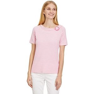 Betty Barclay Dames 2751/1961 T-shirt, crème/roze, 44, crème/rosé, 44