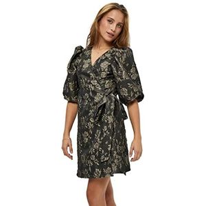 Peppercorn Hatisha wikkeljurk voor dames, zwart PR, M