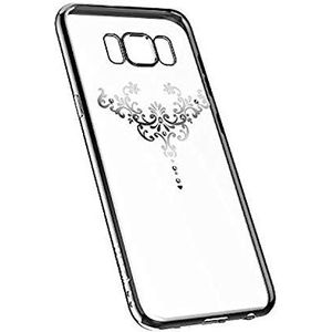 Swarovski Crystal Joy Soft Cover voor Samsung S8 Silver
