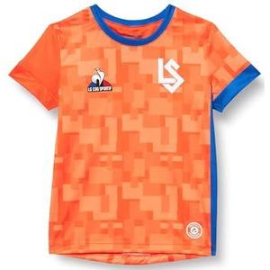 le coq Sportif Lausanne Maillot Match Ext No Sp 23 Enf. Pullover Orange/Bleu Electro, 6 jaar kinderen en adolescenten, Oranje/Bleu Electro, 6 anni