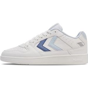 hummel Dames ST. Power Play WMNS sneaker, White/Ballad Blue, 42 EU, White Ballad Blue, 42 EU