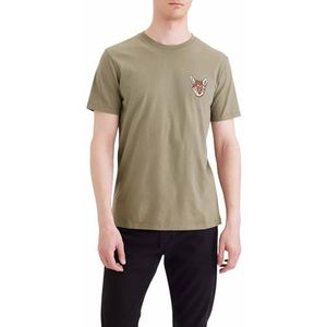 Dockers T-shirt met logo voor heren, coyote overland, XXL