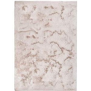 BODENMEISTER Imitatiebont tapijt konijnenvacht schapenvacht optiek beige crème 160x230cm, BMFell2