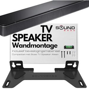 TV Speaker Muurbevestigingskit Compatibel Met Bose TV Speaker Soundbar, Compleet Met Alle Bevestigingsmateriaal, Ontworpen In Het Verenigd Koninkrijk Door Soundbass.