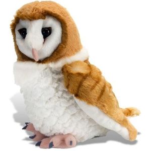 Wild Republic 12766 13466 pluche sluieruil, Cuddlekins knuffeldier, pluche dier, 30 cm, bruin-wit