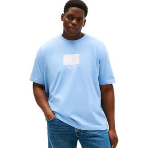Tommy Hilfiger - BT-ITHACA FLAG TEE-B - T-shirt - Cloudy blue