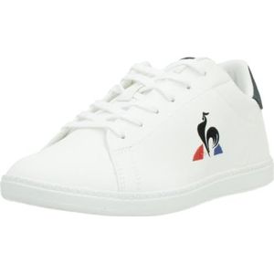 Le Coq Sportif - CourtSet_2 Junior - Tennisschoenen - Zwart - Synthetisch Leer