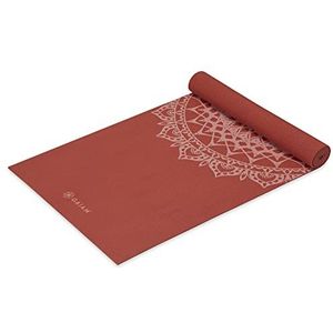 Gaiam Yogamat Premium Print Antislip Oefening & Fitness Mat voor alle soorten Yoga, Pilates & Vloer Workouts, Zonnebrand Marrakesh, 5mm