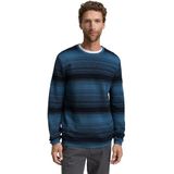 TOM TAILOR - 36198 - Sweater - Blauw Marine - Met Strepen