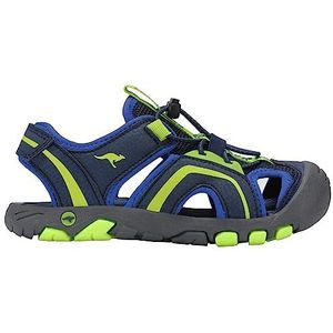 KangaROOS K-Trek Way Sandalen, donkerblauw/limoen, 28 EU, Dk Navy Lime, 28 EU