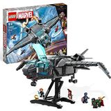 LEGO 76248 Marvel De Avengers Quinjet, Voertuig Bouwspeelgoed met Thor, Iron Man, Black Widow, Loki en Captain America Minifiguren, Infinity Saga Set