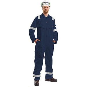 Roots Original RO13090 Flamebuster Nordic Werkoveralls, maat 64, Marine