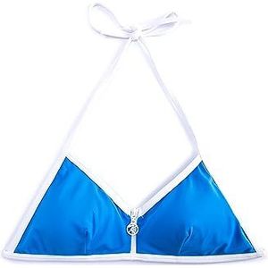 Koton Dames Binding Detail Triangle Bikini Top Swim Trunks, blauw (623), 36