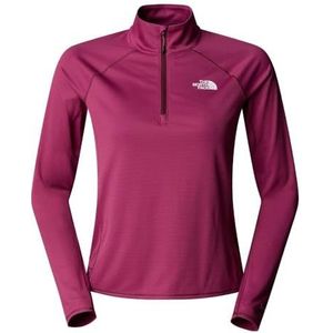 The North Face Sunriser 1/4 Zip Top met lange mouwen voor dames Cyber Berry XL