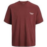 Jack & Jones - JORCAMBRIDGE - T-shirt - Bordeaux/Wit
