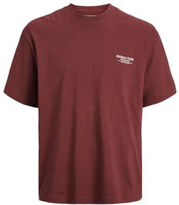 Jack & Jones - JORCAMBRIDGE - T-shirt - Bordeaux/Wit