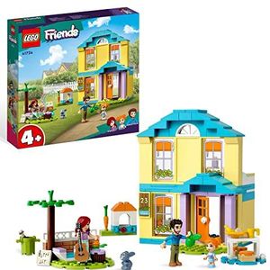 LEGO Friends Paisley’s huis Set met Poppenhuis Speelgoed voor Meisjes en Jongens vanaf 4 Jaar, Verjaardagscadeau-idee met 2023 Personages, 3 Poppetjes en een Konijn Dieren Figuurtje 41724