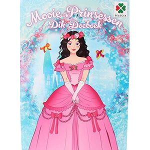 Selecta Spel en Hobby 54627 Stap in de fantastische wereld Van prinsen een heleboel Pagina's met prachtige prinsessen, uitdagingen en Heel wat stickers. Aantal pagina's: 96, Roze