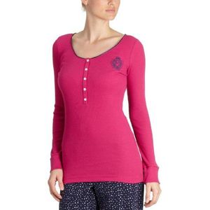 Tommy Hilfiger Dames nachtkleding & badjas/shirt 1487900433 / Mimi L/s top, paars (Festival Fuchsia), 42