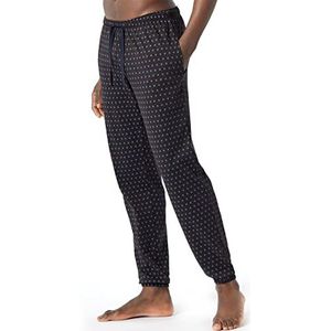 Schiesser Herenbroek met lange mouwen, pyjamabroek, donkerbruin, 50