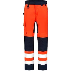 Tricorp 503011 Veiligheidswaarschuwing bicolor werkbroek, 80% polyester/20% katoen, 100% nylon (500D) Cordura, 280g/m², fluorgele inkt, maat 25