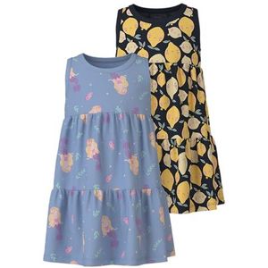 NAME IT Jersey jurk voor meisjes, blauw, 98 cm