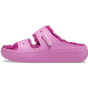 Crocs Unisex Classic Cozzzy Sandal Slide, Taffy Roze, 39/40 EU