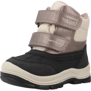 Geox - FLANFIL Girl B ABX - Sneeuwlaars - Zwart Dk Beige