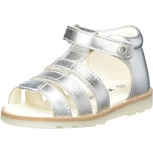 Kickers noopi meisjes sandalen 0-24, Zilver, 25 EU