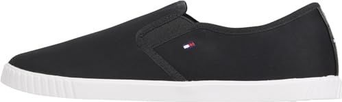 Tommy Hilfiger - FW0FW08640 - Slip-on Sneaker - Space Blue - 100% Katoenen Canvas