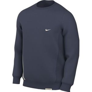Nike Heren lange mouw top M Nk Df Std Issue Crew, Thunder Blue/Pale Ivoor, DQ5820-437, 4XL