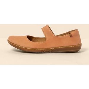 El Naturalista N5301 Mary Jane platte damesschoenen, koraal, zalm, maat 38, Zalm, 38 EU Breed