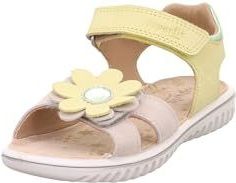 Superfit - Sparkle - Sandalen - Geel Wit - Chroomvrij Gelooid Leer