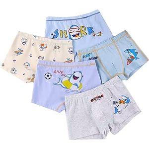 CM-Kid Boxershorts voor jongens, haai, 134/140 cm