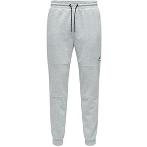 ONLY & SONS Onsliam Reg Pants Tracksuit Joggingbroek voor heren, lichtgrijs gem., XL