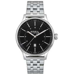 Breil Watch Classy Collection time only uurwerk - 3h quartz en stalen armband voor mannen, Zilver, Eén maat, Armband