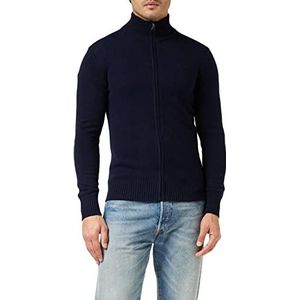 Schott NYC Pullover/sweater voor heren, Blauw (zwart), XXL
