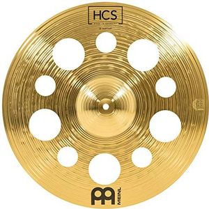 Meinl Cymbals HCS Trash Crash Cymbal 18"" (Video) met gaten voor Drumset (45,72cm) Traditioneel Messing, Made In Germany (HCS18TRC)