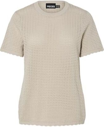 PIECES - PCSCOUT SS O-NECK KNIT - Dames - Gebreide Trui - MSA BC