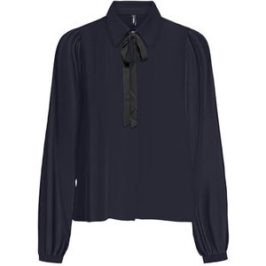 ONLALMA Life VIS L/S Felina Shirt SOLID, night sky, S