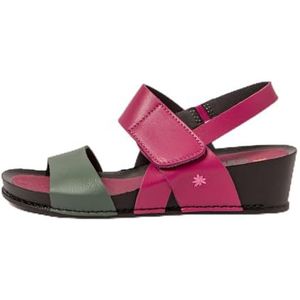 Art Imagine 1945 Damessandalen met sleehak, Fuchsia Foliage, 36 EU