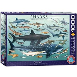 EuroGraphics Sharks Puzzel (1000 stuks)